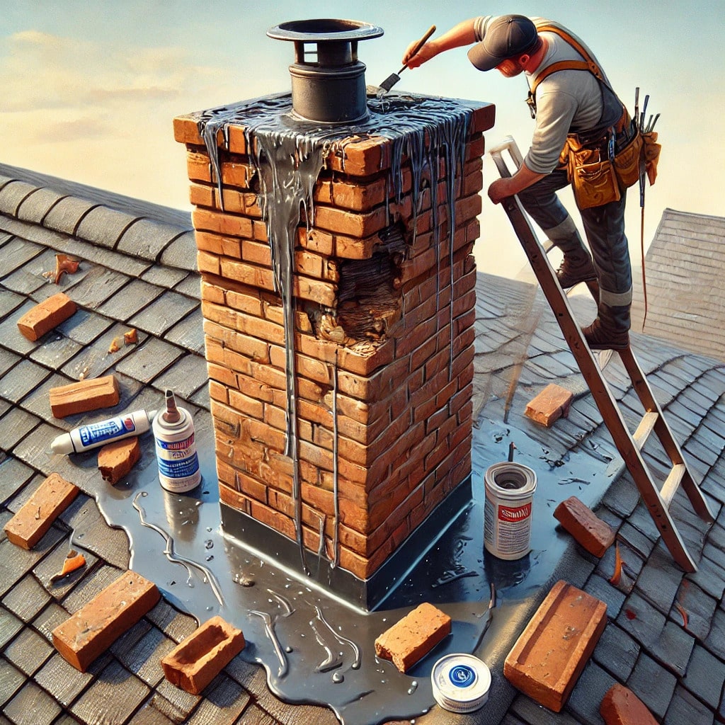 Professional Chimney Leak Repair Monroe MI - Expert Water Damage Prevention by Chimney Sweep Monroe